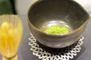 Japanese matcha green tea