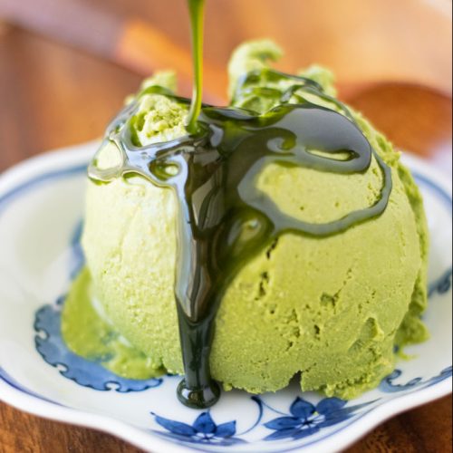 vegan green tea ice cream