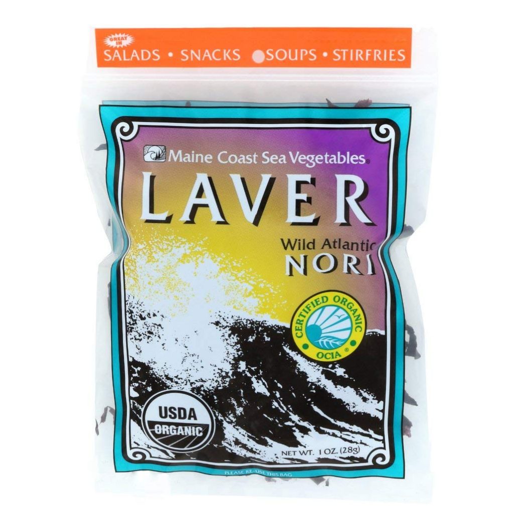 organic laver wild Atlantic nori from Maine