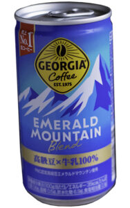 Georgia Emerald Mountain canned coffee