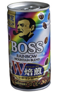 Boss Rainbow Blend canned coffee