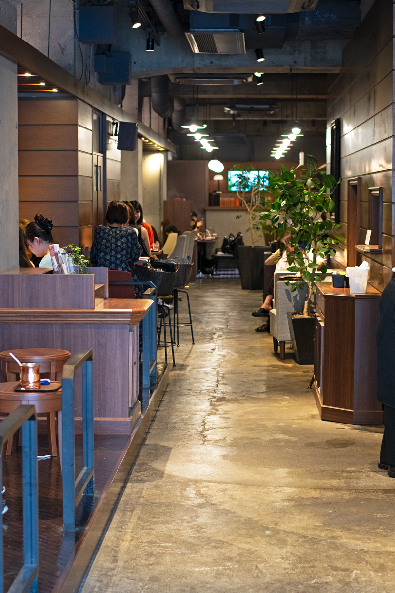UCC Coffee cafe in Aoyama interior