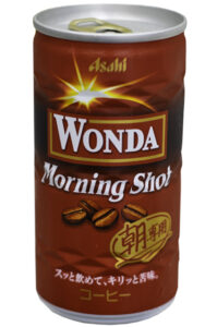 Wonda Morning Shot canned coffee