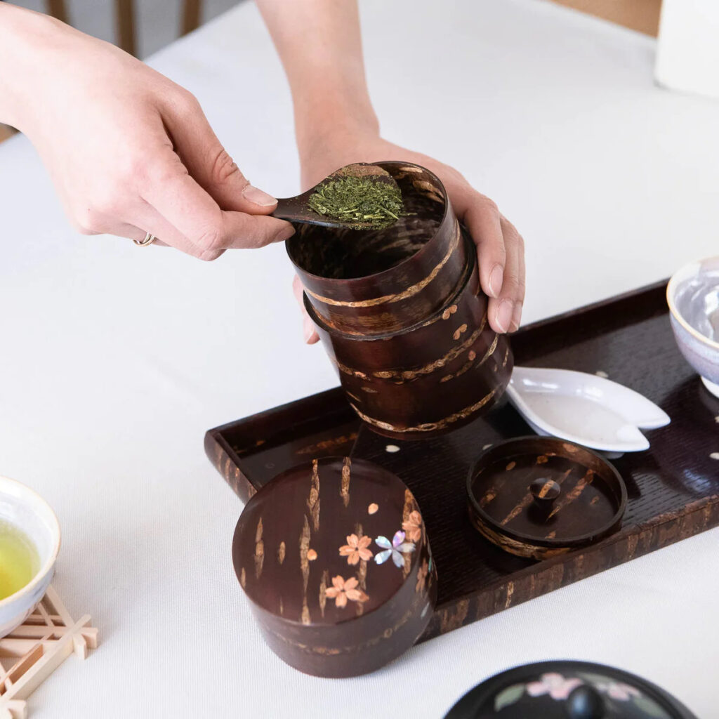 Japanese green tea scoop chasaji 