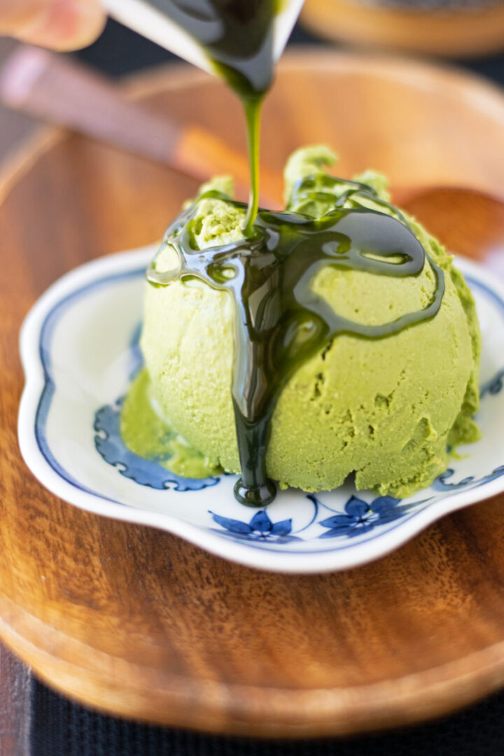 vegan matcha green tea ice cream